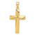 14K Polished Cross Pendant - C4-0243F32D-9421