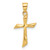 14K Polished Cross Pendant - C4-13FDC80A-5439