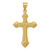 14k Polished Cross Pendant - D1-7AC87DB7-3168