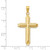 14k Polished Cross Pendant - D1-D7C6964A-9062