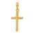 14k Polished Cross Pendant - D3-A6E8C2CE-5829