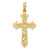 14K Polished Cross Pendant - D5-466CC900-8767