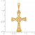 14K Polished Cross Pendant - D5-849F5C96-4695