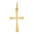 14k Polished Cross Pendant - K1-7E5A6ACC-6029