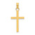 14k Polished Cross Pendant - K2-5813DF41-5180