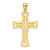 14k Polished Cross Pendant - K9-8A2121F0-3153