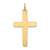 14k Polished Cross Pendant - RE-E24CE278-2103