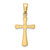 14k Polished Cross Pendant - XR-DD1E4E0B-7768