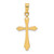 14k Polished Cross Pendant - XR-F308085E-5981