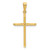 14K Polished Cross Pendant - XR-FD56A2C6-7162