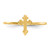 14k Polished Cross Ring - K5-CC34B047-7714
