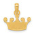 14K Polished Crown Pendant - D5-EDE550C9-5646