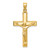 14k Polished Crucifix Pendant - C3-2067D02D-5308