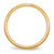 10k Yellow Gold 5mm Double Milgrain Comfort Fit Wedding Band Size 6