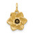 14K Polished Daffodil Flower Pendant