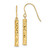 14k Polished Dangle Earrings