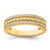 14K Polished Diamond Fashion Ring - RM-2A4D41F2-9085