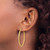 14K Polished Diamond-Cut Hoop Earrings - TF-8982A4A6-2342