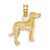 14K Polished Dog Charm - K6-B3C29DA6-2551