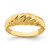 14k Polished Dome Ring - R7-0592A9DF-1599
