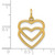 14K Polished Double Heart Pendant - K2-8E1DC126-8523