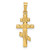 14k Polished Eastern Orthodox Cross Pendant - XR-2828586A-3140
