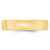 10k Yellow Gold 5mm Lightweight Comfort Fit Wedding Band Size 8