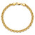 14k Polished Fancy 5mm Rolo Link 8.5 inch Bracelet