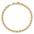 14k Polished Fancy Beaded Link 7 inch Bracelet