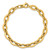 14k Polished Fancy Flat Cable Link 7.5 inch Bracelet
