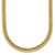 14k Polished Fancy Hollow Curb Link 17 inch Necklace