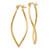 14k Polished Fancy Hoop Earrings - TL-261A9256-9837