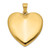 14K Polished Fancy Scrolled Design 24mm Heart Locket