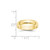 10k Yellow Gold 5mm Lightweight Half Round Wedding Band Size 10