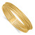 14k Polished Five Strand Mesh Stretch Round Bracelet