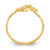 14k Polished Fleur De Lis Ring