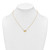 14k Polished Heart 18 inch Necklace