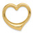 14K Polished Heart Chain Slide - K4-15E0AB8C-9078