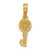 14K Polished Heart Key Pendant - D5-2282021A-5093