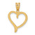 14K Polished Heart Pendant - C2-E6C98F48-2829