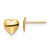 14K Polished Heart Post Earrings - YE-B0BF9FB9-3064