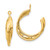 14k Polished Hoop Earring Jackets - T7-ECE89E85-7331