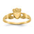 14k Polished Ladies Claddagh Ring - D1-CE87E922-8222
