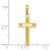 14K Polished Latin Cross Pendant - K1-F863586E-2942