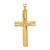 14k Polished Latin Cross Pendant - XR-303F768D-8962