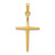14k Polished Latin Cross Pendant - XR-3B297E2F-9096