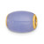14K Polished Lavender Jade Oval Barrel Bead Chain Slide Pendant
