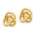 14k Polished Love Knot Earring Jackets - TH-A863D6CB-1222