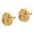 14K Polished Love Knot Post Earrings - TF-5110317A-8051