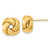 14k Polished Love Knot Post Earrings - TL-AFB87CD2-6714
